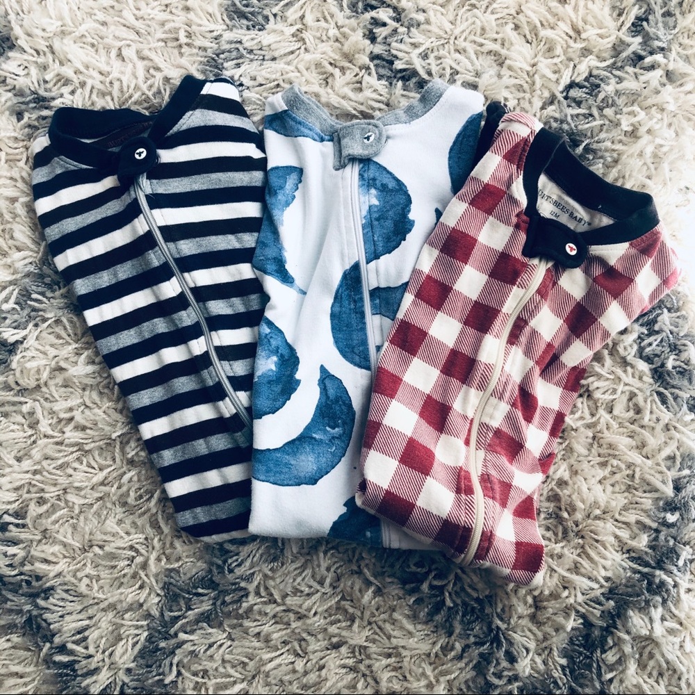 12 M Burt’s Bees Footies